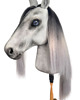 zabawki - inne Ujeżdżeniowy realistyczny hobby horse - szary 3