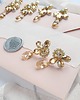 Biżuteria ślubna Kolczyki Swarovski Glam Mini Gold 1