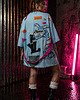 t-shirt damskie Lou Vitou Cyber Y2K Oversize Tee One of One Upcycled S-XL 2