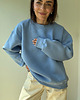 bluza bez kaptura damska Bluza Cheer long sky blue 4