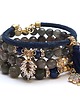 bransoletki z kamieni naturalnych Dark blue and grey vol. 12 - set /26.09.24/ 4