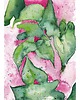grafiki i ilustracje Scindapsus Pstry Akwarela Botaniczna 1