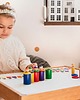 klocki i zabawki drewniane Układanka lewopółkulowa ludziki 1