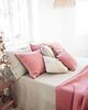koce i narzuty Narzuta Lniana DUSTY PINK 3