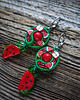 kolczyki soutache Owocowe letnie kolczyki soutache 2