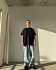 t-shirty męskie T-Shirt Oversize FLOW Black 4