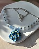 chokery Naszyjnik Choker Niezapominajki 3
