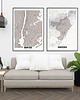 plakaty New York NY mapa plakat  50x70 cm / A3 / A4 7