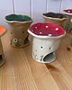 świeczniki i świece Grzybek ceramiczny podgrzewacz - kominek 2