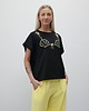 t-shirt damskie Bawełniany bezrękawnik z nadrukiem - Yellow bikini top 2