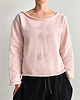 bluza bez kaptura damska Bluza damska oversize z nadrukiem konika morskiego rose gold 4