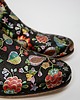 botki damskie RĘCZNIE ROBIONE BOTKI ZAPATO 480 CZARNE LIŚĆIE 4