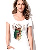 t-shirt damskie Koszulka  z nadrukiem Magiczny lis 1