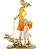 figurki i rzeźby Figurki - mama i córka 24x9x17 cm FIGURINES z psami 2