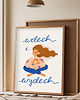 grafiki i ilustracje Plakat ilustracja Wdech i wydech 2