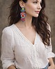 kolczyki soutache Duże i kolorowe kolczyki sutasz 1