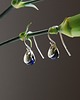 kolczyki srebrne Srebrne kolczyki Konwalie z llapis lazuli 5