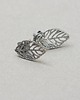 kolczyki wire wrapping Listki brzozy vol. 2 - sztyfty 4
