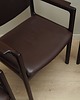 krzesła Komplet 4 foteli mahoniowych, produkcja: Dania 6