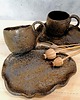 kubki Kubek ceramiczny Stare złoto, unikat 1