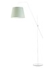 lampy do pokoju dziecka Czarno-niebieska lampa stojąca ruchoma na wysięgniku VIGO 4