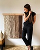 makramy Minimalistyczna nowoczesna cieniowana makrama boho XXL 4
