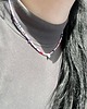 chokery Choker z koralikami i perłą 1