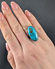 pierścionki srebrne Pierścionek turkusowy szatukit 1