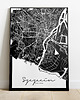plakaty Plakat Szczecin mapa 1