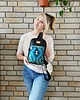 plecaki Plecak boho na jedno ramię - AZTEC BLUE 3