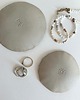 pojemniki na biżuterię Zestaw talerzyków na biżuterię  - szałwiowa zieleń 5