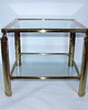 stoliki kawowe Stolik kawowy modern, lata 60., mosiądz i szkło 3