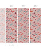 naklejki ścienne do pokoju dziecka Tapeta Oriental Animals Light Pink 2