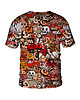 t-shirt damskie Damski T-shirt DR.CROW Graffiti Skull 1