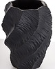 wazony Wazon porcelanowy 35,5x17x12 cm TWISTER czarny 4