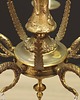 lampy wiszące Żyrandol mosiężny, duński design, lata 60 3