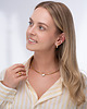 bransoletki - inne Złoty elegancki choker z cyrkonią ze stali chirurgicznej premium Paraiso Luna 4