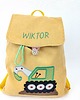 torebki, worki i plecaki dziecięce Personalizowany prezent dla chłopca, plecak z koparką, plecak z imieniem 6