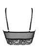 biustonosze damskie Koronkowy top Black Rose 4