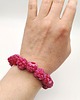 komplet biżuterii Bransoletka maliny handmade z kolczykami 3