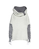 bluza z kapturem damska BLUZA CLASSIC/R - swetrowa z dodatkiem wełny 1