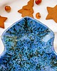 dekoracje świąteczne Talerz ceramiczny choinka Gwieździste niebo 4
