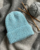 czapki damskie Czapka DARLA - Baby Blue - Handmade - Merino, alpaka, jedwab 2