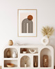 grafiki i ilustracje DWA PLAKATY mid century abstrakcyjne 2