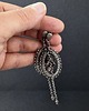 kolczyki swarovski Gronka w oplocie - kolczyki lub klipsy 2