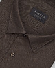 koszule męskie Koszula flero 00620 długi rękaw brąz classic fit 2