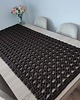 obrusy i serwetki Bieżnik prostokątny szydełkowy ze sznurka 58cmx138cm 3