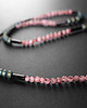 korale Naszyjnik z onyksem, muszlą i hematytem. [ŁN17] 2