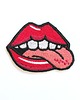 naszywki na ubrania Naszywka na ubrania niegrzeczne usta 1