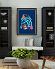 plakaty Plakat Nocny ogród - fine art 2